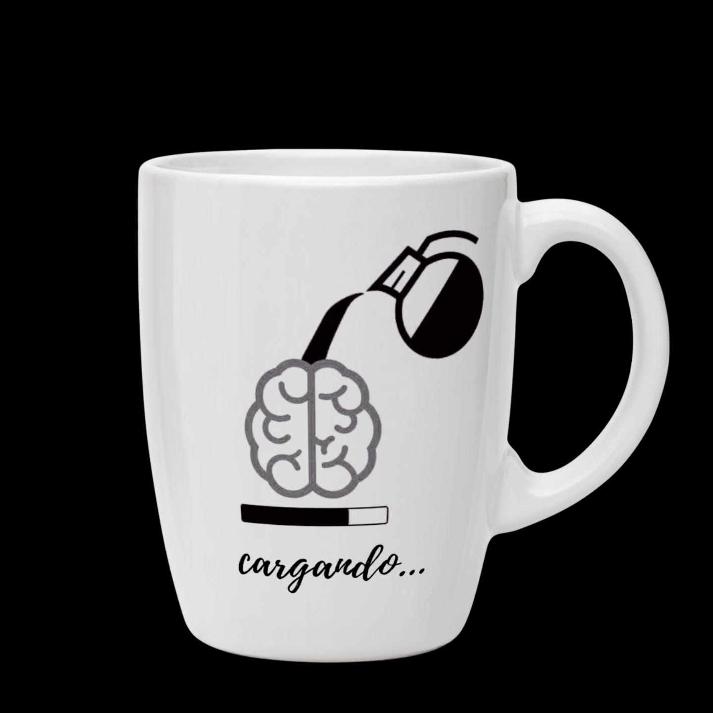 taza "cargando cerebro con café" tz203 taza "cargando cerebro con café" tz203