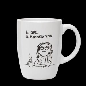 taza cerámica "el café, la pensadera y yo" – tz209