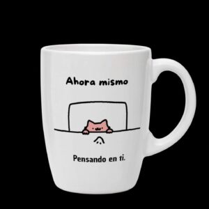 taza michi "ahora mismo pensando en ti" tz303