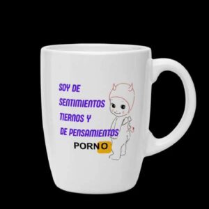 taza atrevida "sentimientos tiernos y pensamientos porno" tz357